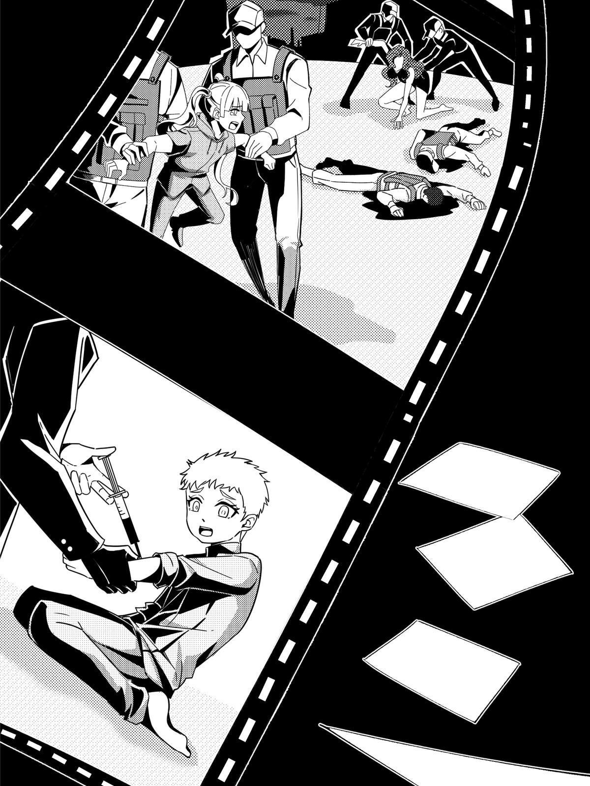 超神机械师漫画,160 姐姐，带我走1图