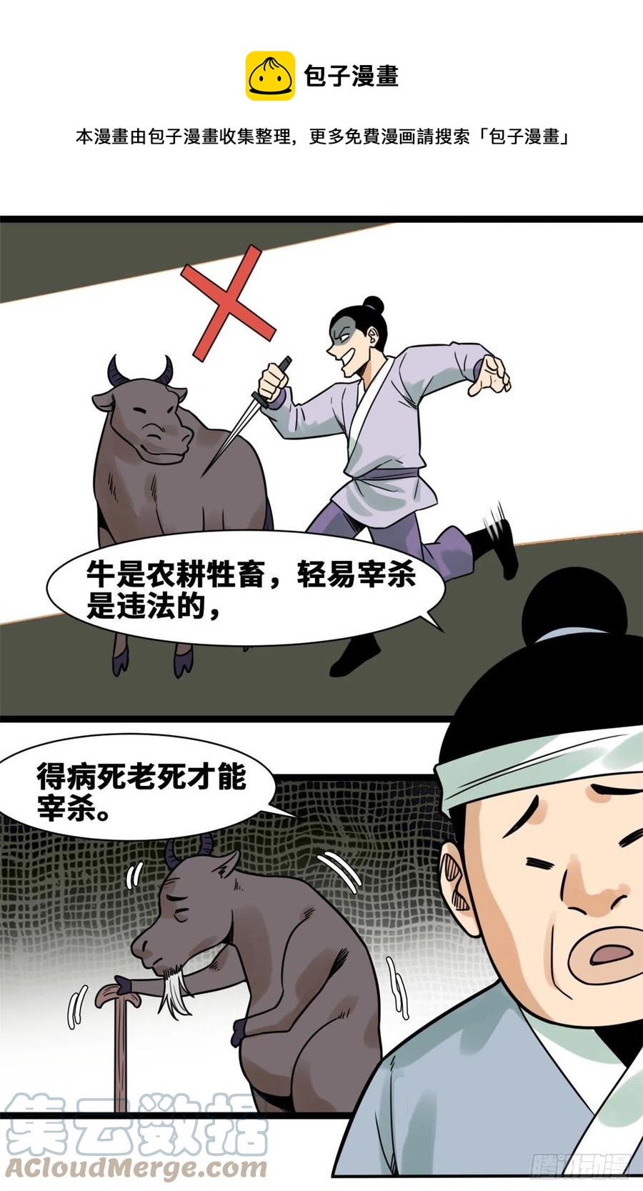 明朝败家子下载TXT漫画,129 宰牛犯法1图