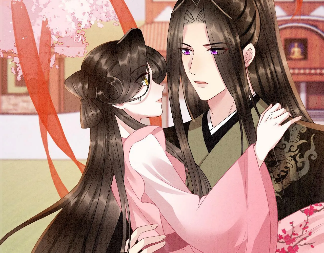 宠后心头有个权臣白月光漫画,番外7完结篇 天界神君大婚2图