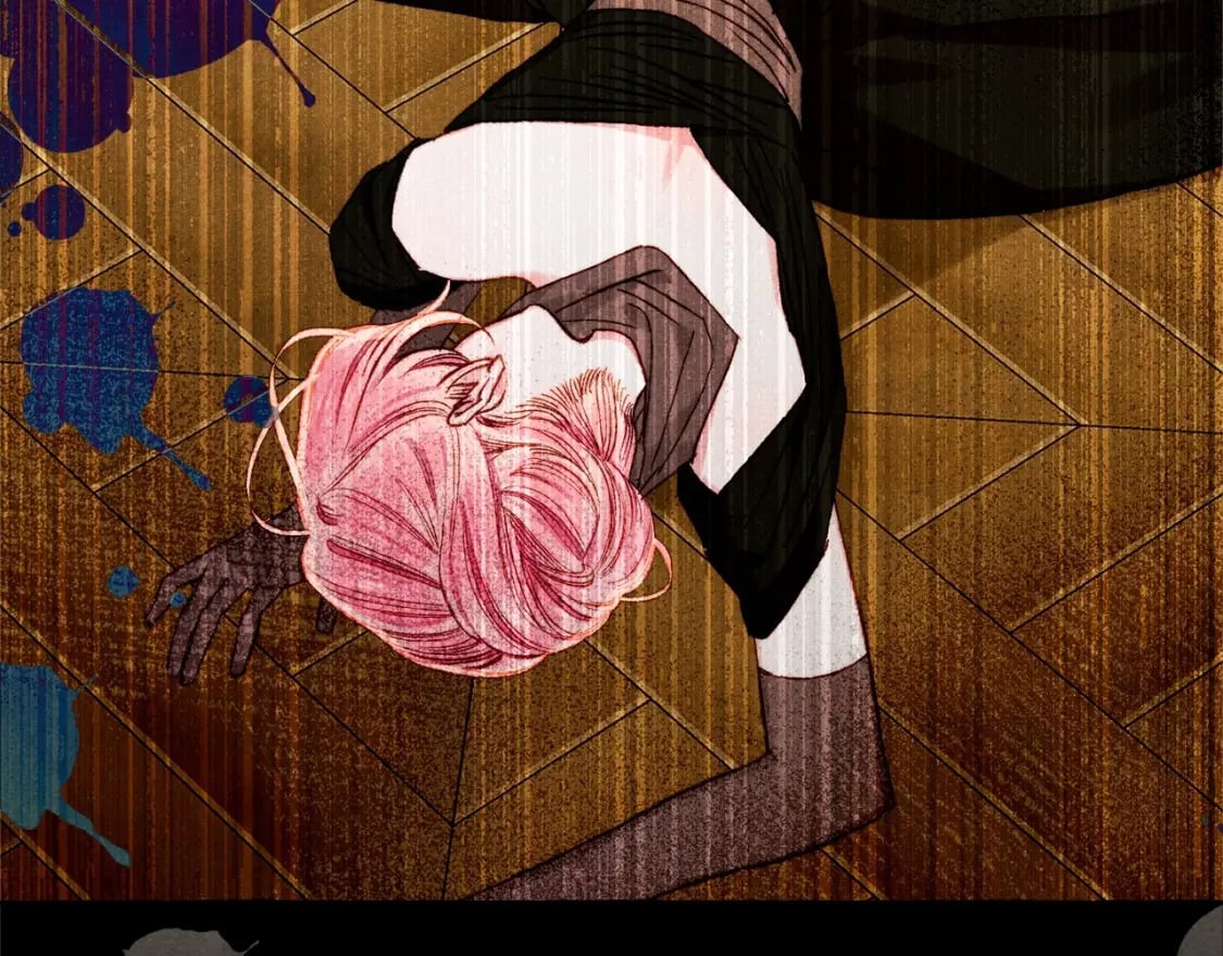 和死敌一起养龙崽的画师漫画,第55话 博爱1图