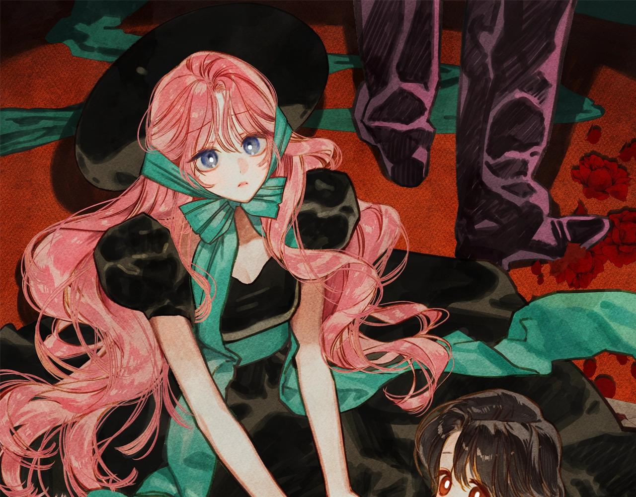 和死敌一起养龙崽的画师漫画,第36话可以不回去吗？1图