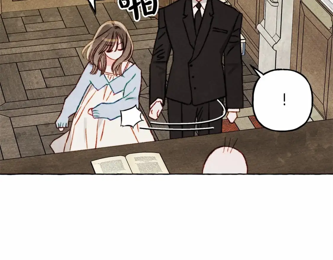 和死敌一起养龙崽的画师漫画,第46话 生气了1图