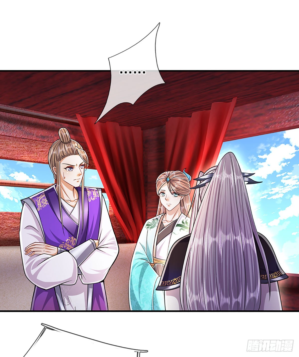 被困百万年我的弟子遍布诸天万界漫画,第185话 看出骗子，故意被骗2图