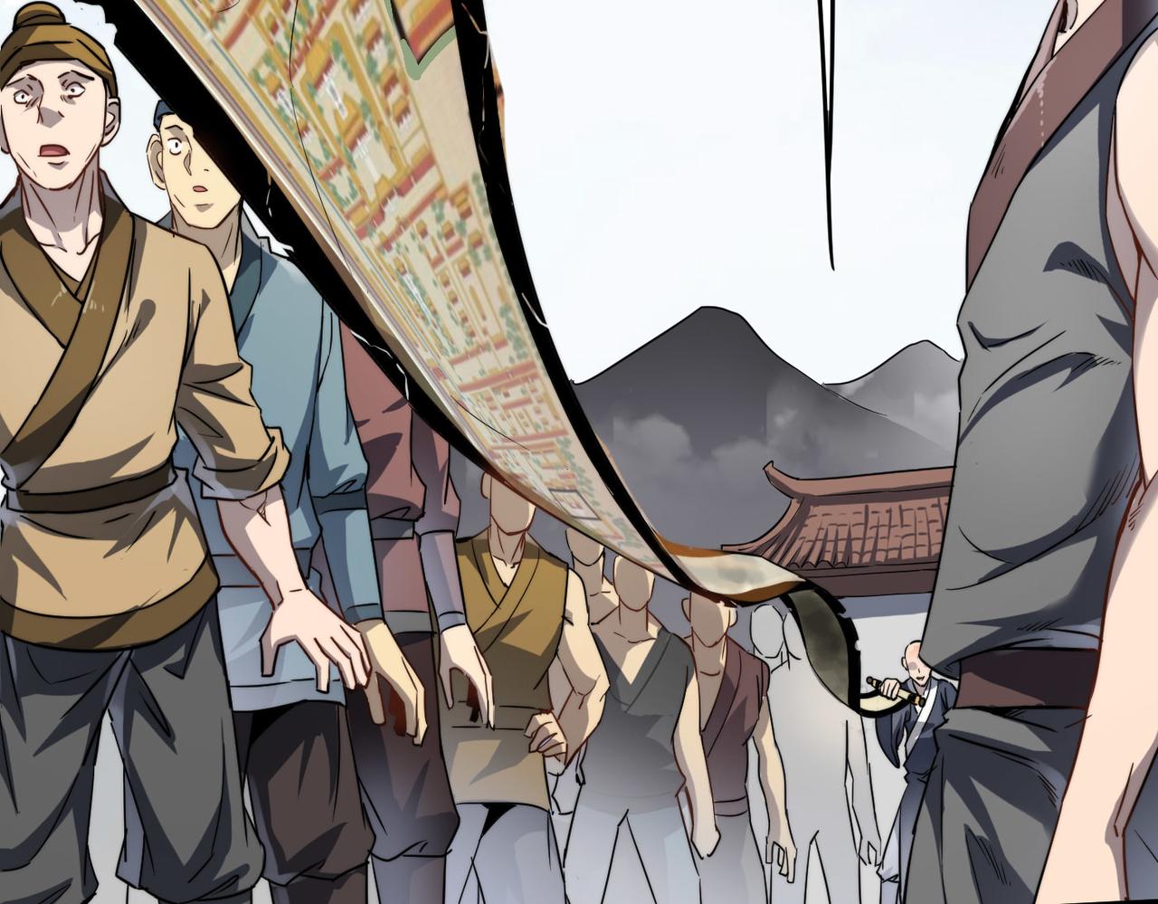 打造异界最强少林寺为何突然完结漫画,第8话 为了少林再来一刀！2图
