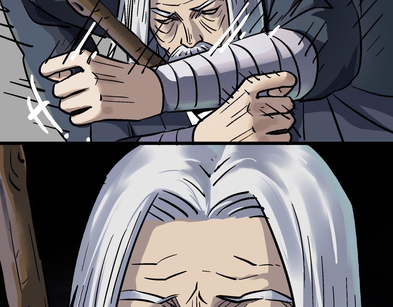 打造异界最强少林寺为何突然完结漫画,第54 蠢贼绑长老1图
