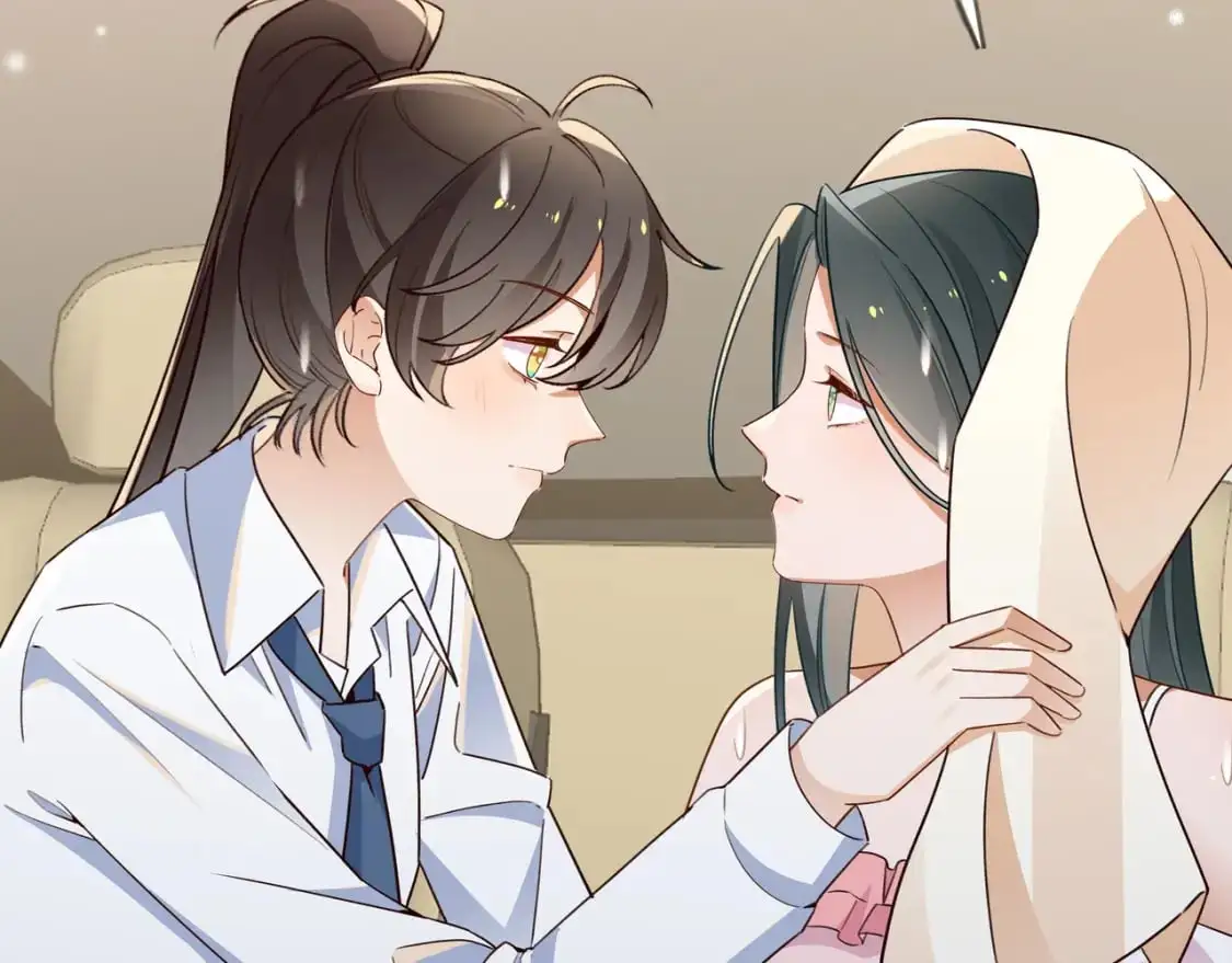 白月光女主总想独占我在哪观看漫画,第71话 你自己擦2图