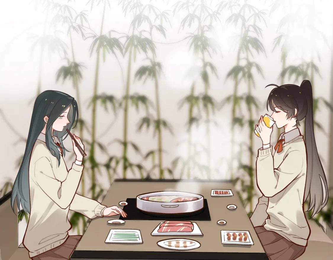 白月光女主总想独占我漫画全集漫画,第43话 吃辣后遗症1图