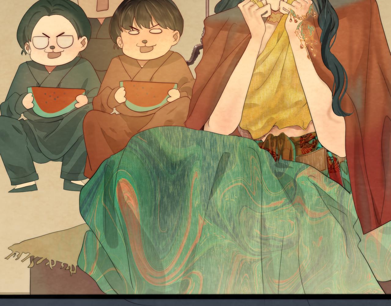 无法和女生成为朋友壁纸漫画,40+41话我们的相遇命中注定1图