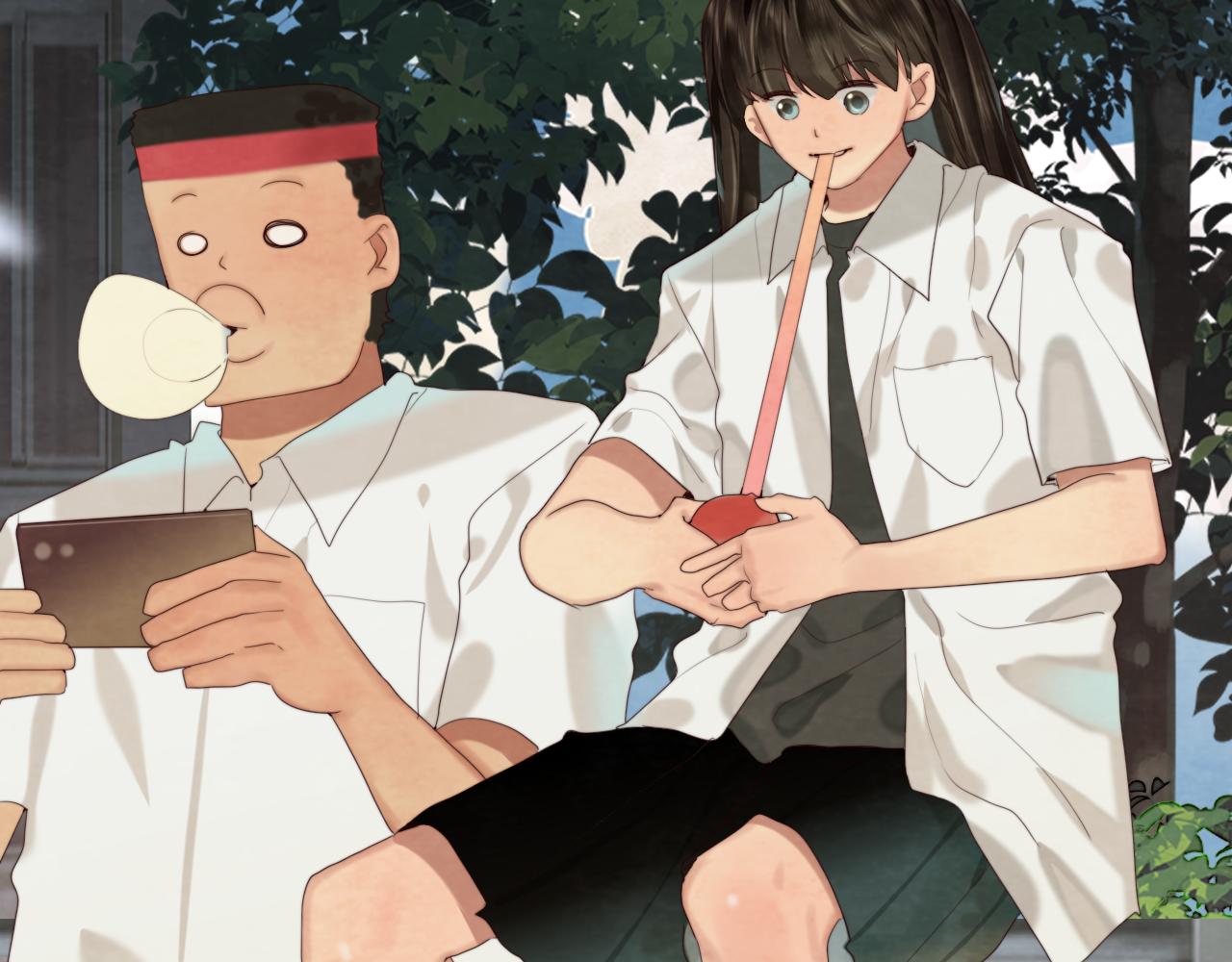 无法和女生成为朋友壁纸漫画,第63话夏天的雨2图