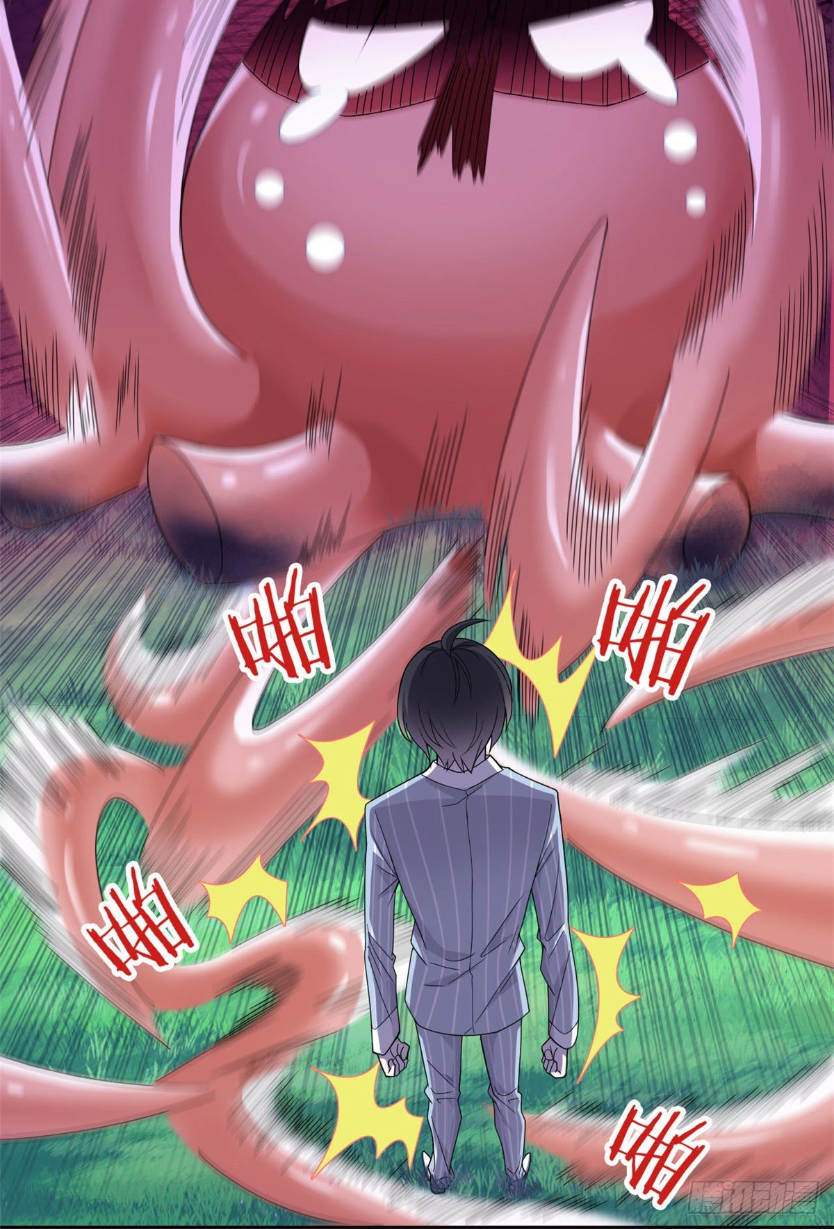 从精神病院走出的强者漫画,39 炭烤鱿鱼，香飘十里2图