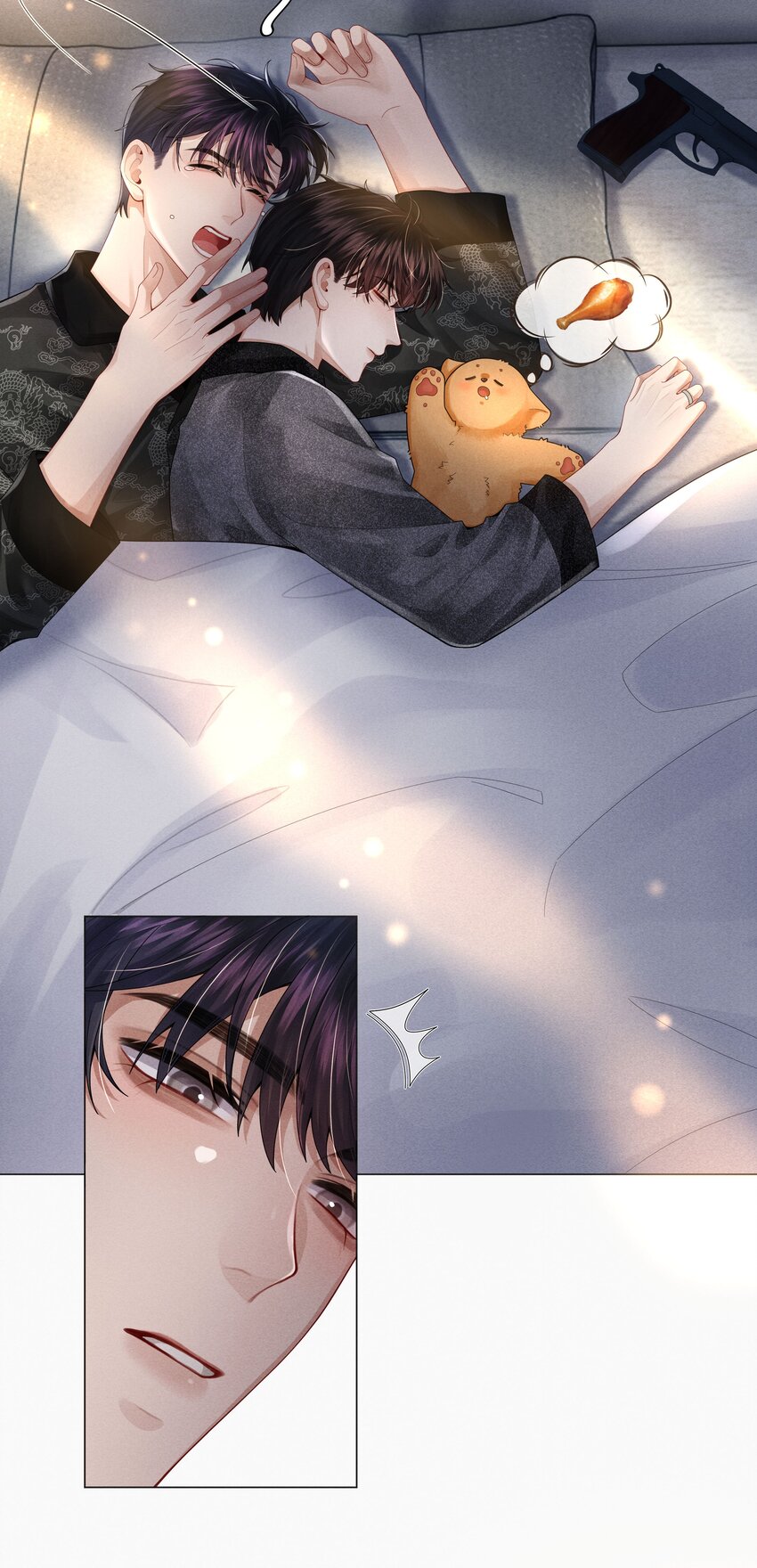 总裁的百万剧本漫画,060 吞枪自尽！2图