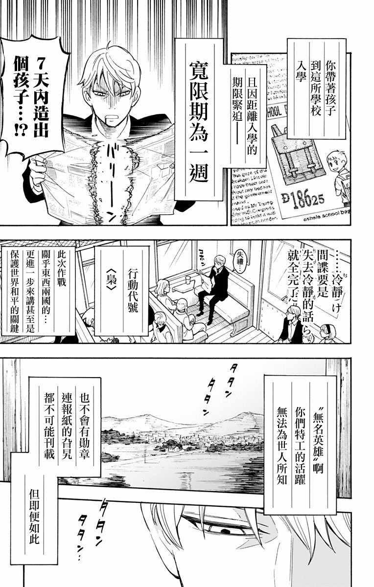 间谍过家家漫画,第1话1图
