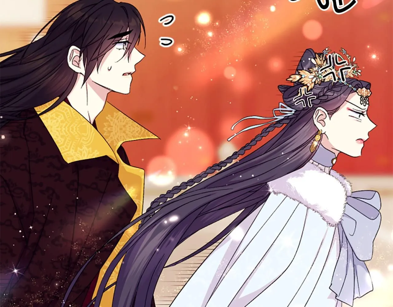 唯有套路得帝心漫画,第112话 生气的理由1图