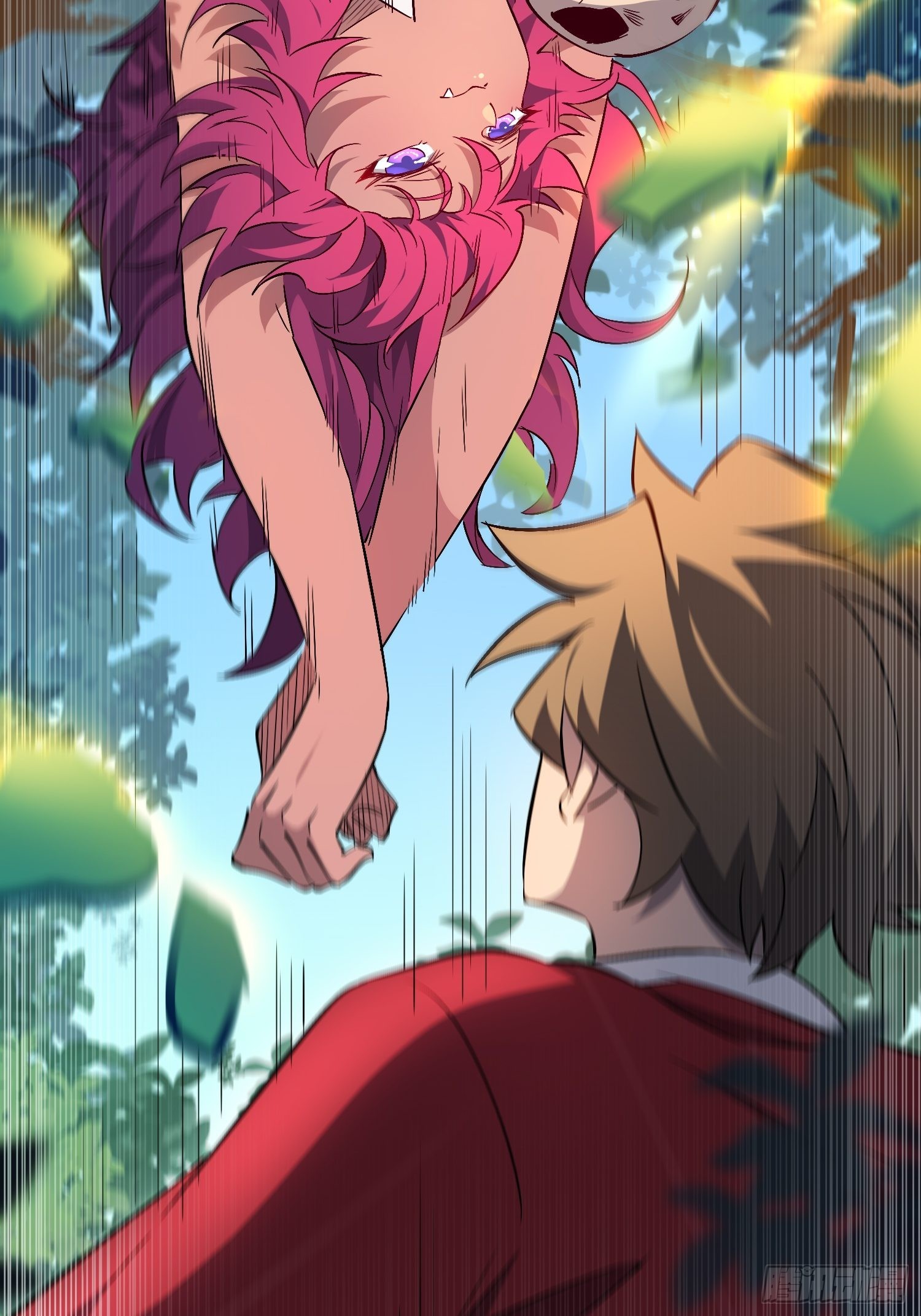 地球人实在太凶猛了txt免费下载漫画,第102话 小树林遇豹女1图