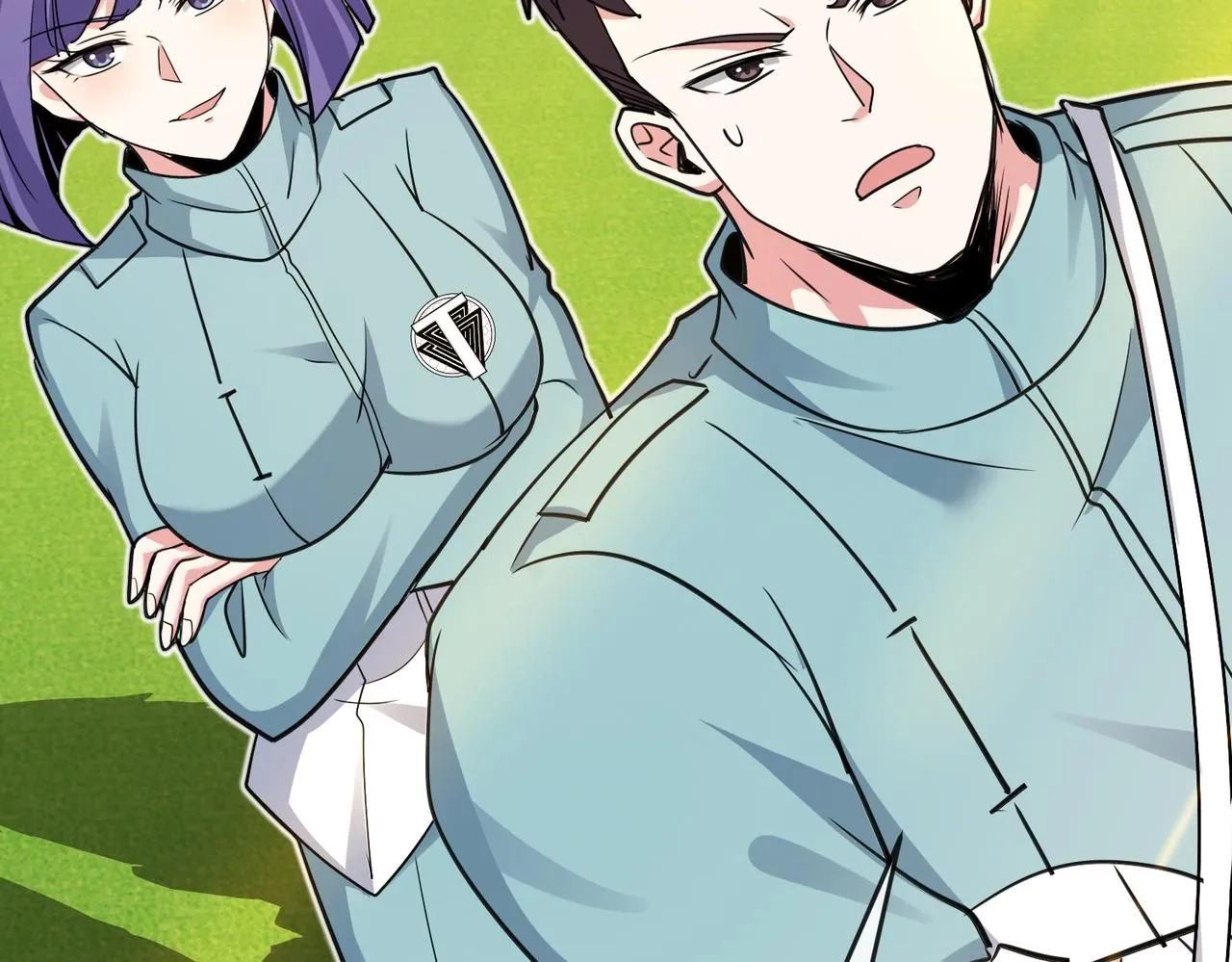 神级升级系统最新版漫画,第100话：争夺第一1图