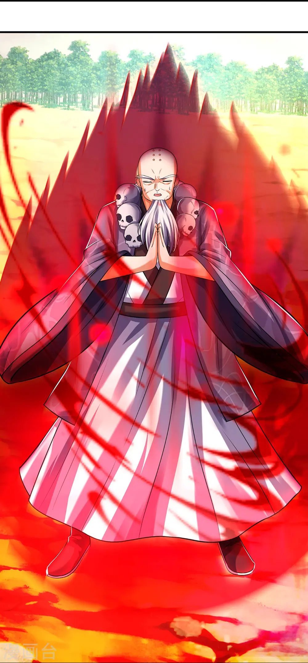 神武天尊厉云飞最终目的漫画,第355话 我佛不度！1图