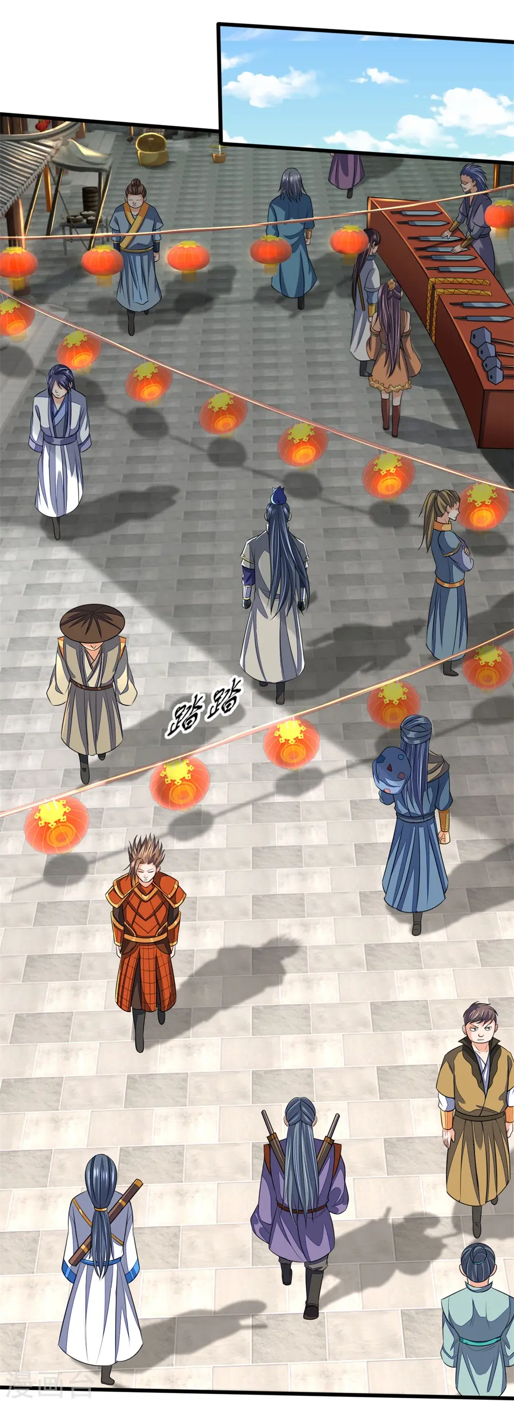 神武天尊101漫画,第234话 坊市淘宝，拳甲十金2图