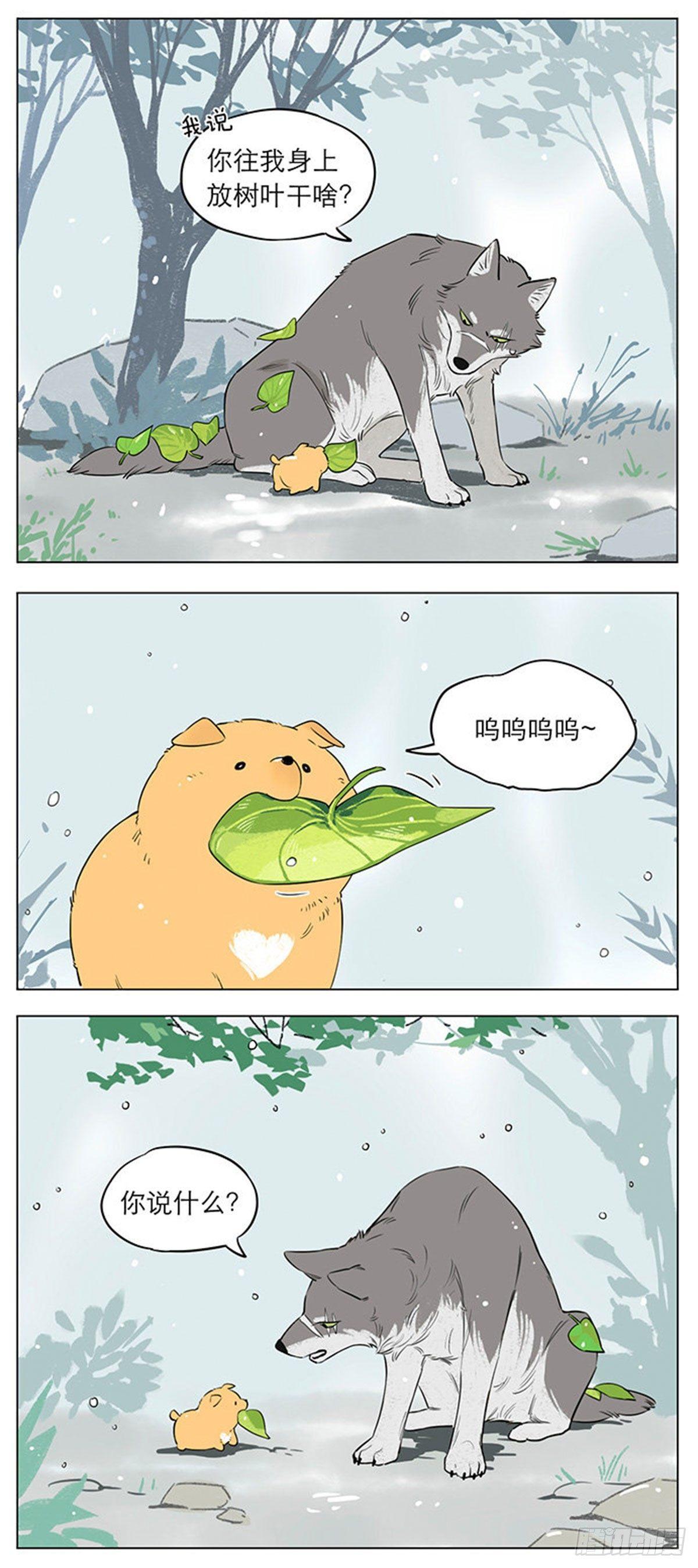 捡了东西的狼漫画完整版漫画,下雨天的狼王1图