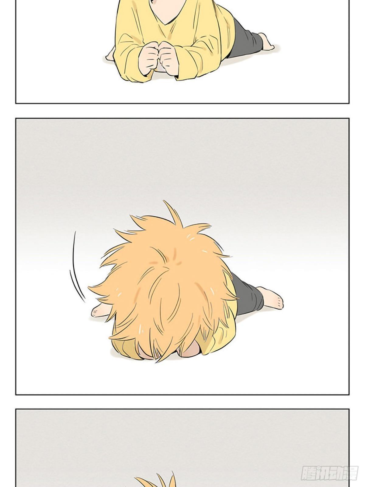 捡了东西的狼漫画,两只小土豆。1图