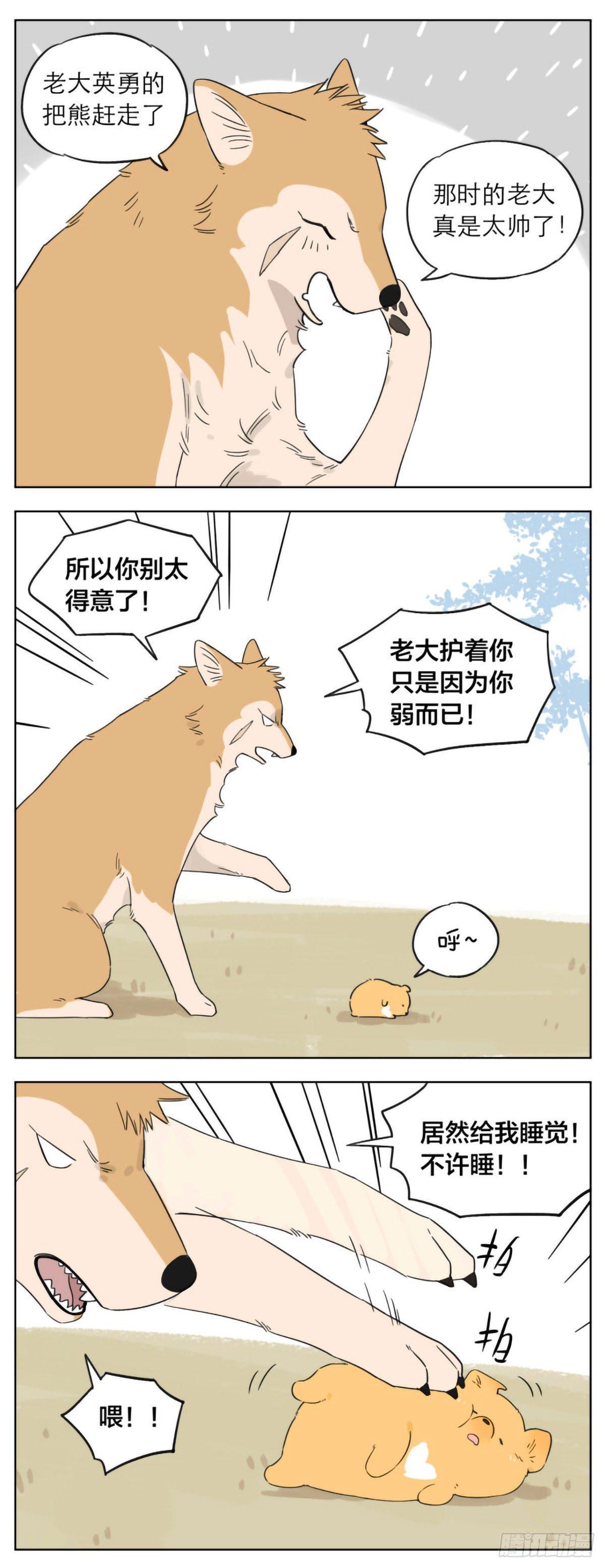 捡了东西的狼漫画,狼王的小弟1图