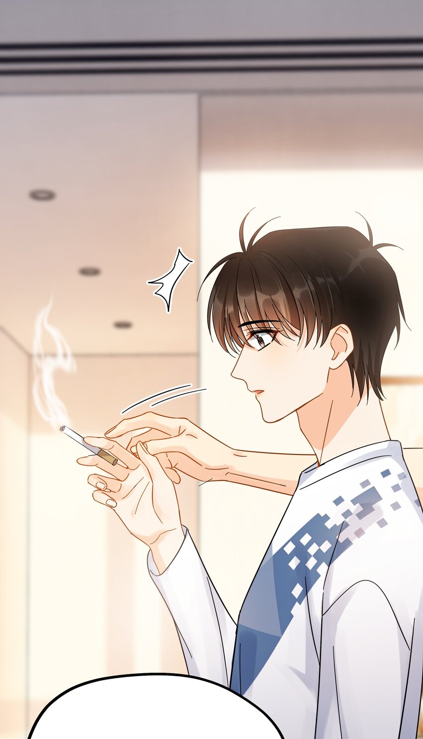 追尾会导致安全带受损吗漫画,034 不准在我睡着的时候抽烟2图