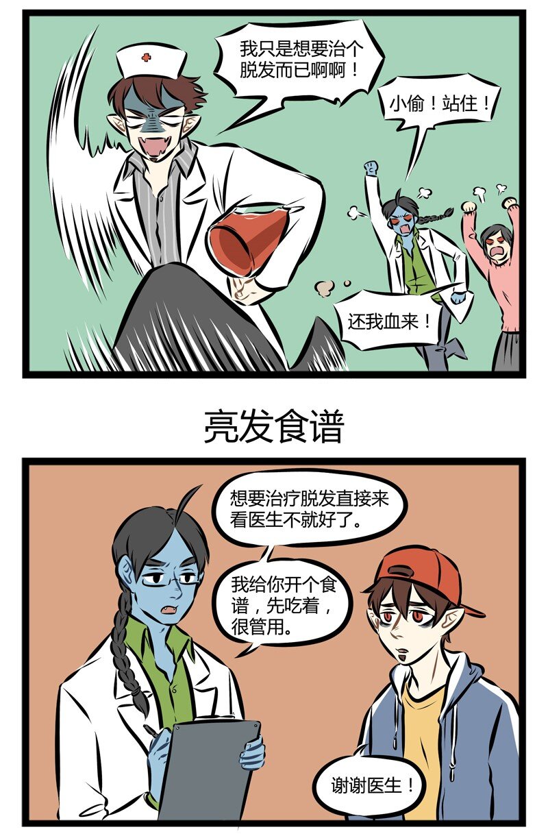 1031万圣街漫画微博漫画,第117话 食疗是最终手段。1图