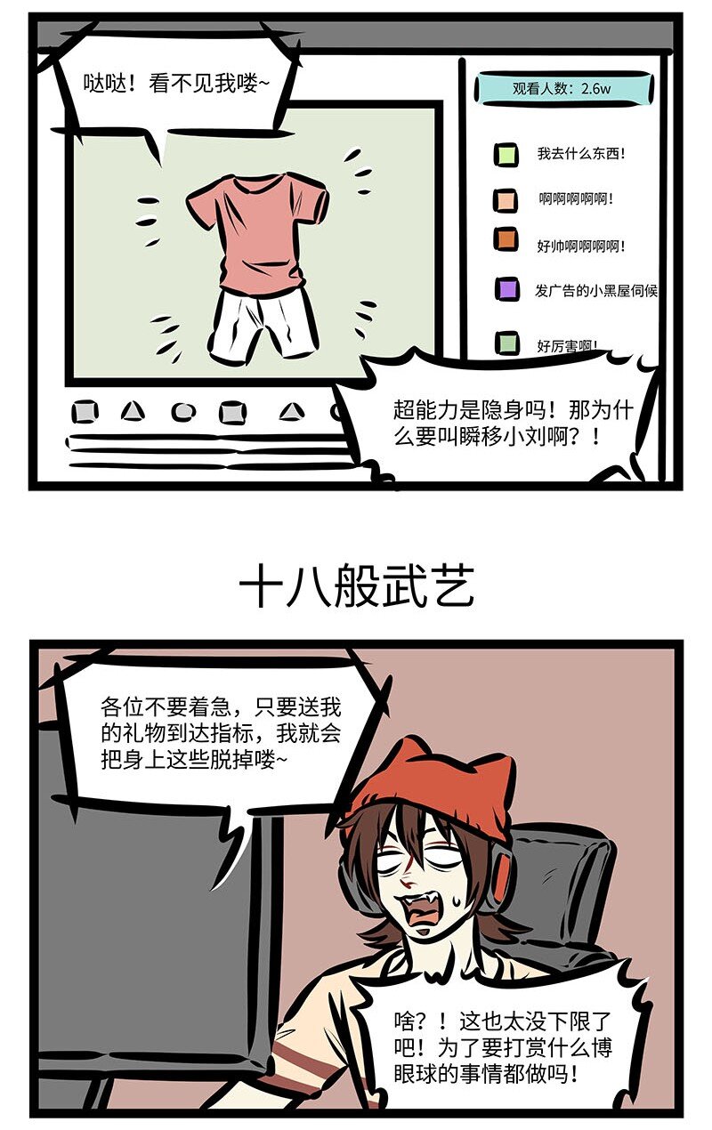 1031万圣街漫画微博漫画,第659话 直播1图