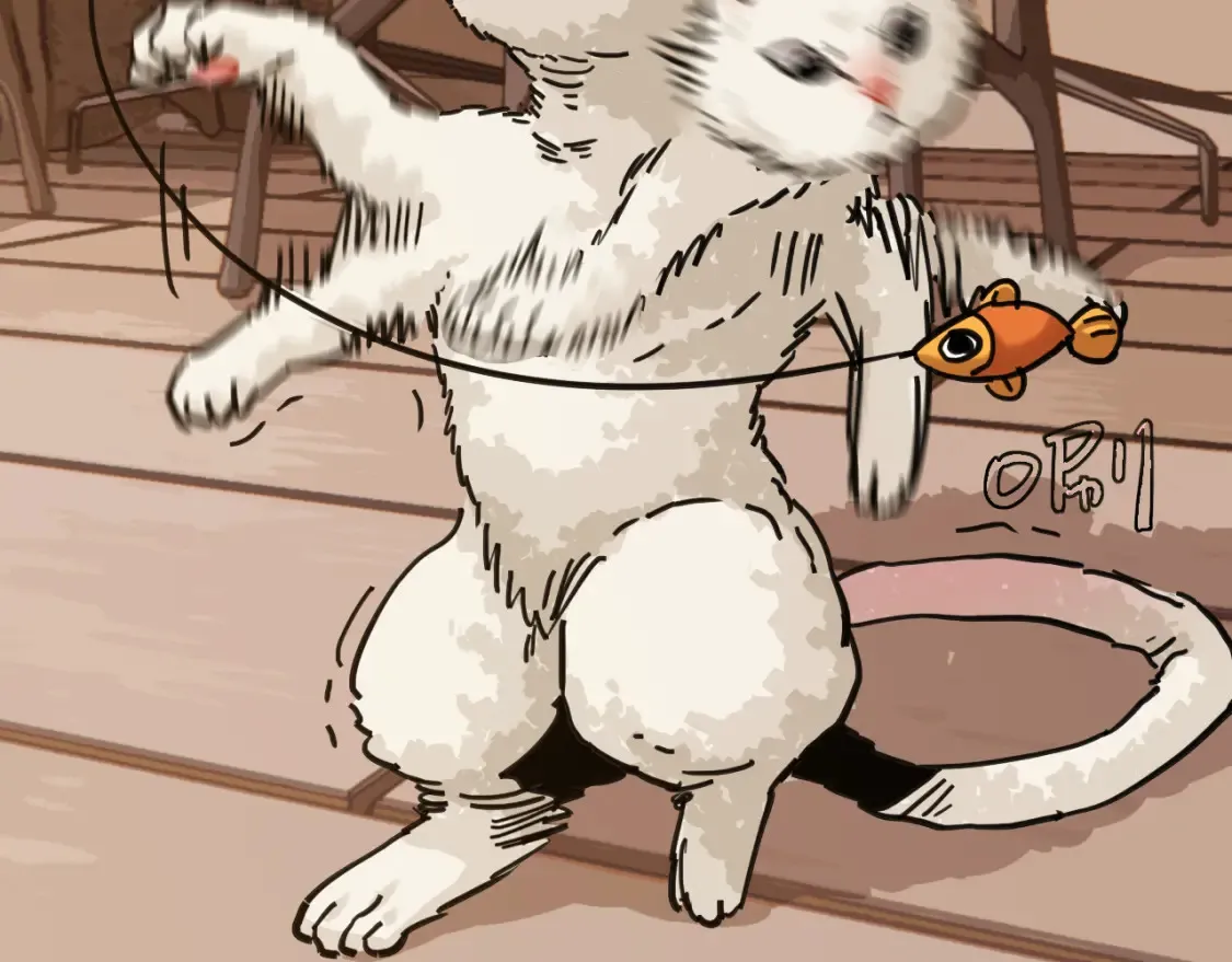 桃与末世之书漫画,第178话 大猫2图