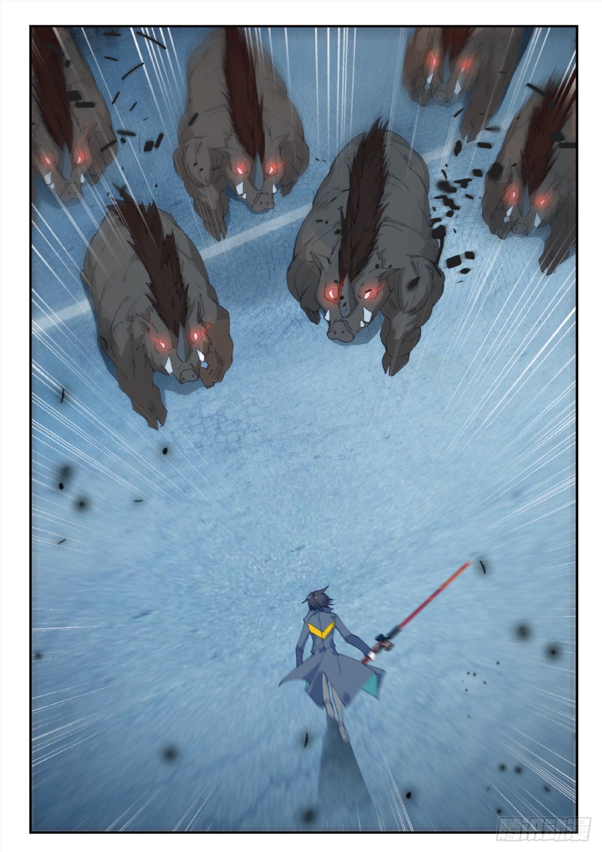 吞噬星空神王反派漫画,28 修炼（下）2图