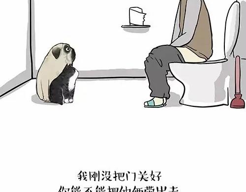 吾皇巴扎黑牛能漫画,第24话 为什么上厕所要偷看1图
