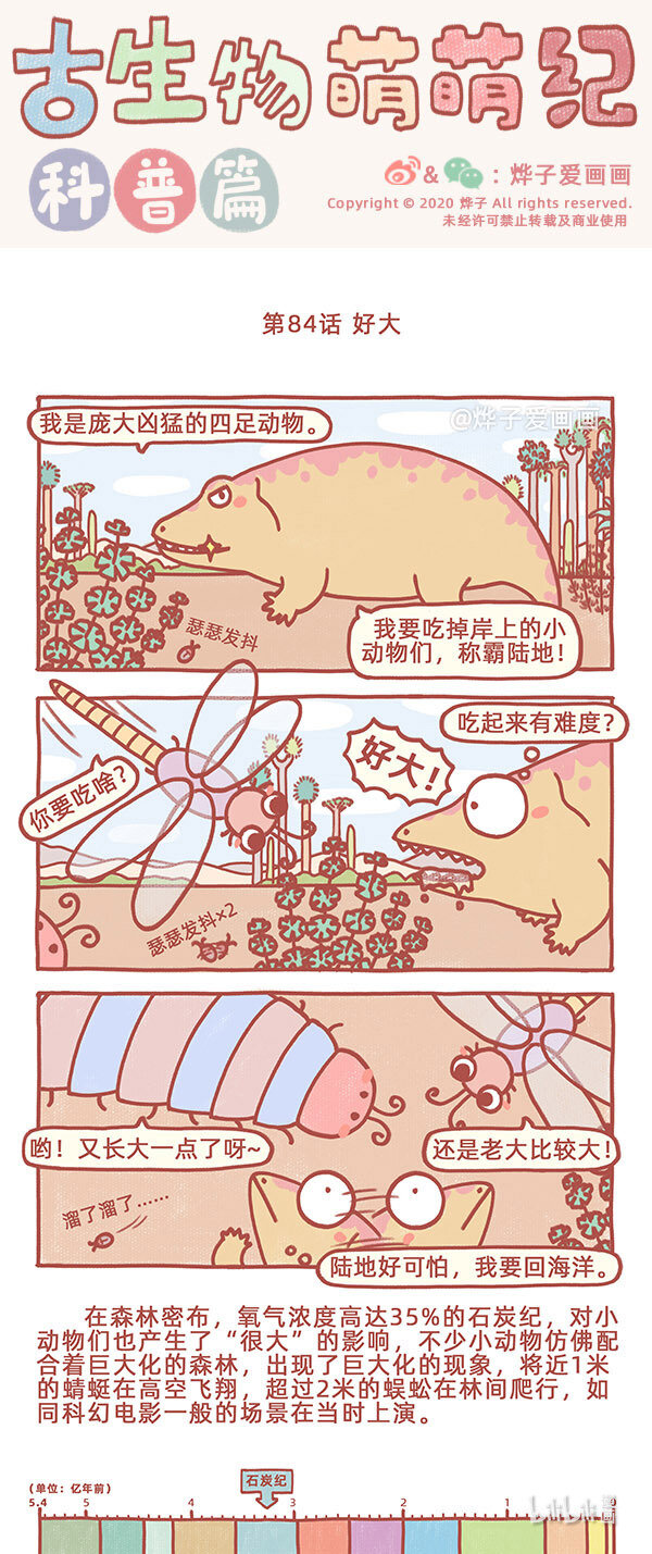 古生物萌萌纪（科普篇）漫画,第84话 好大1图
