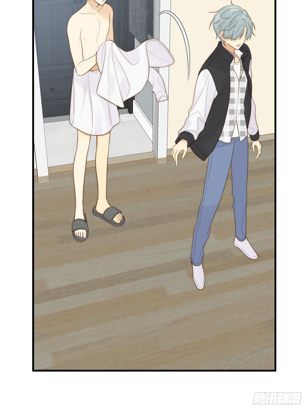 只有尾巴不可以盖子犬微博超话漫画,四人见面1图