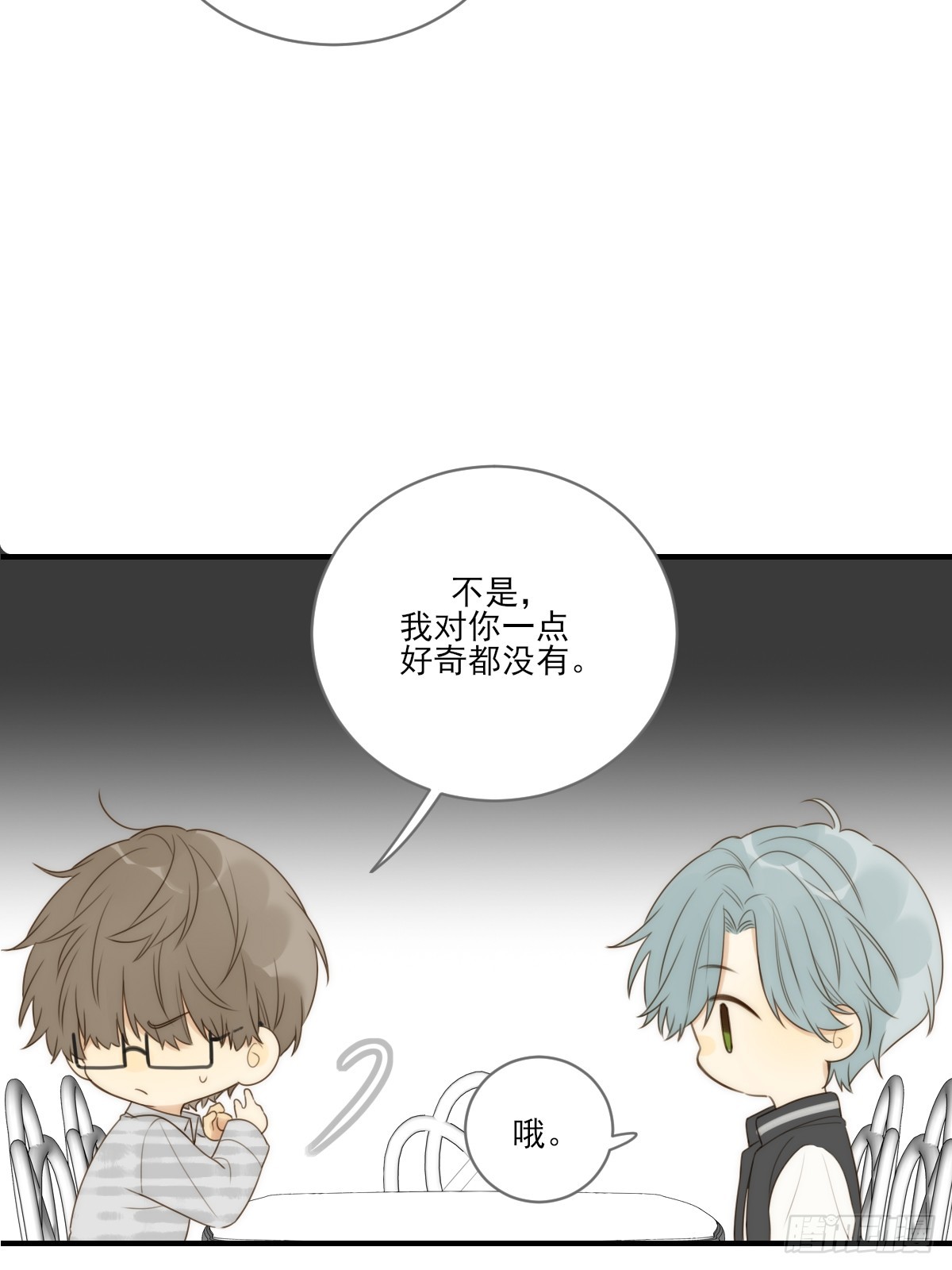 只有尾巴不可以盖子犬微博超话漫画,说漏嘴的一瞬1图