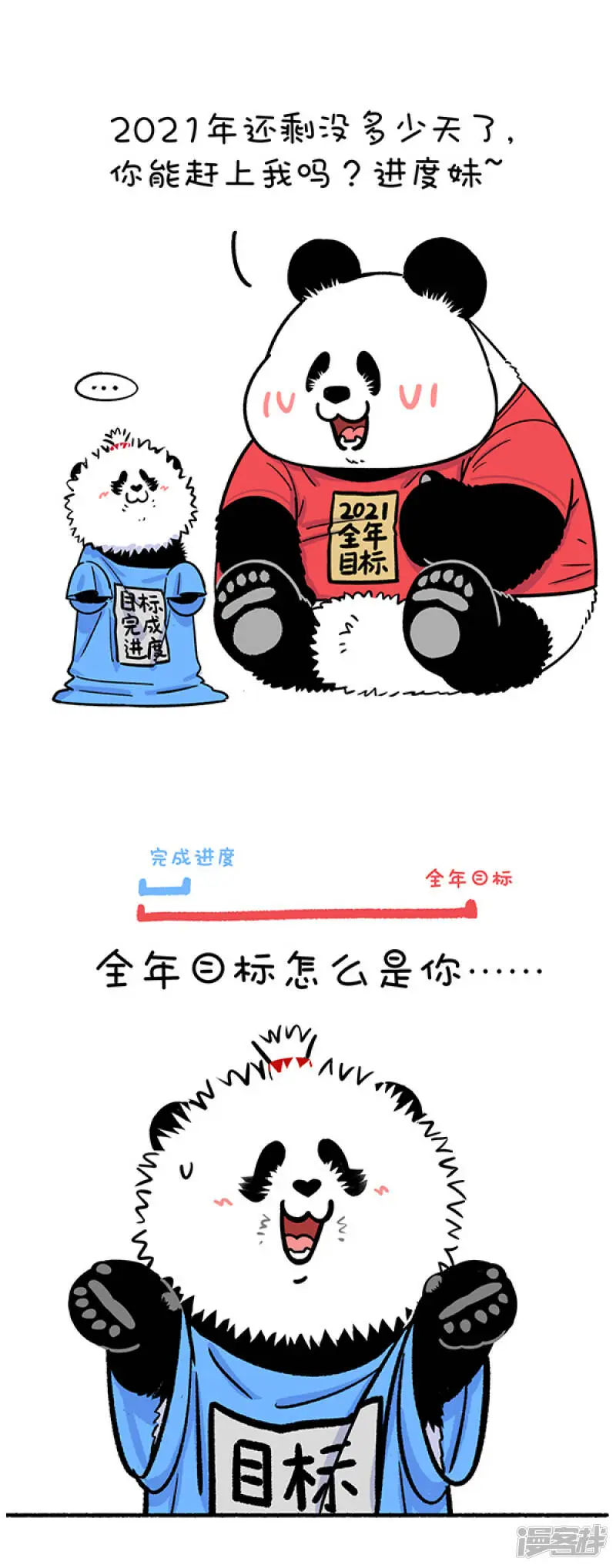 快把动物放进冰箱公众号漫画,311辛苦一年累弯腰，不如改改小目标~1图