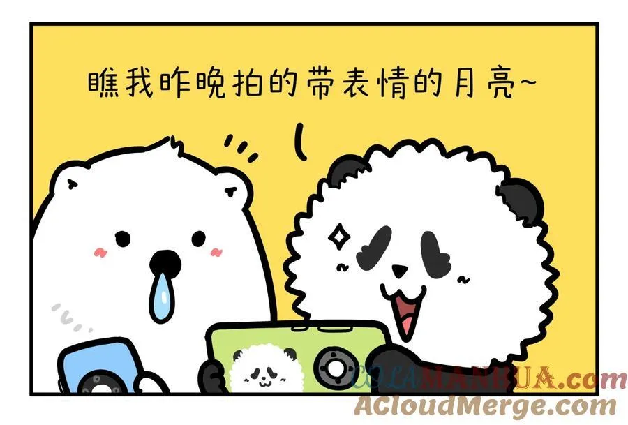 快把动物放进冰箱熊猫漫画,417 十五的月亮十六圆，谁的技术遥遥领先！2图