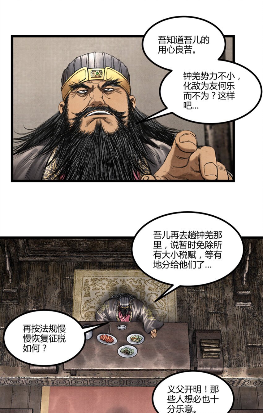 吕布的人生模拟器全集已完结漫画,64 谋士？吃货！2图