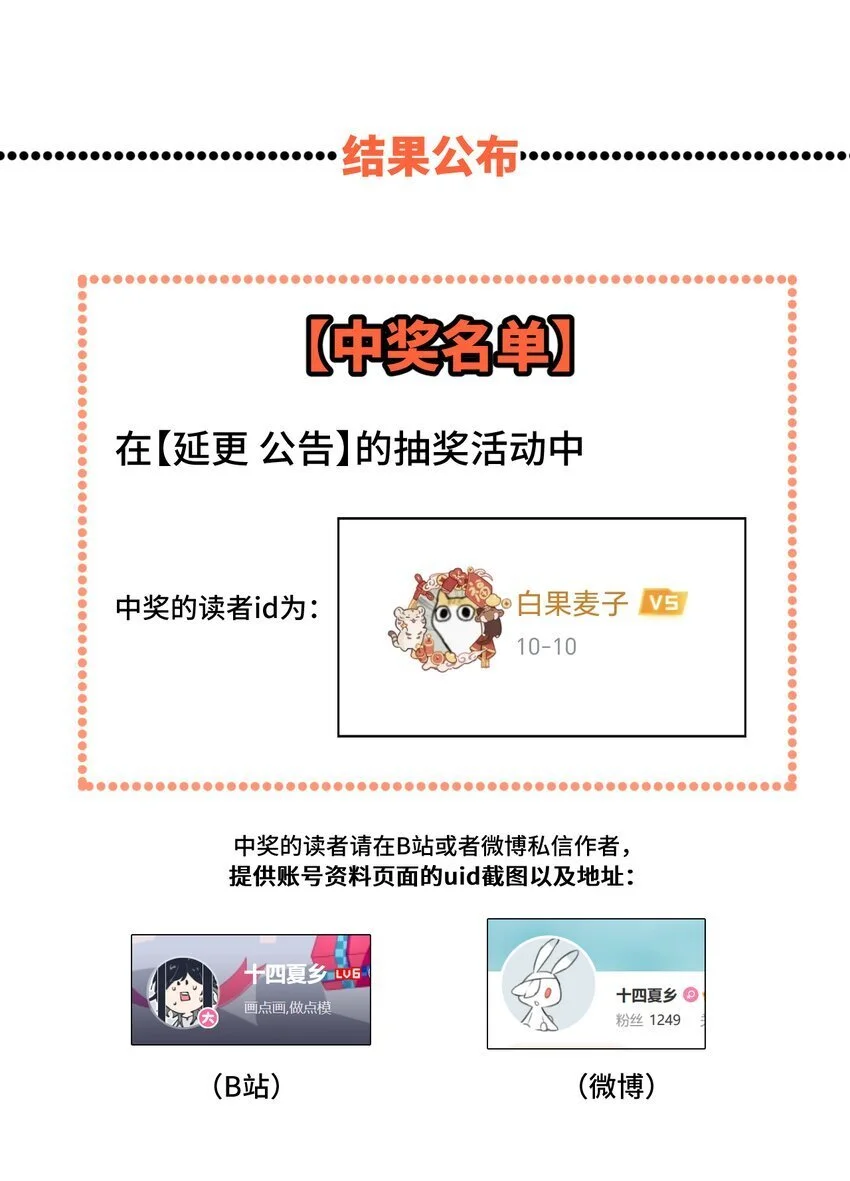 杀了男主角漫画,抽奖 结果1图