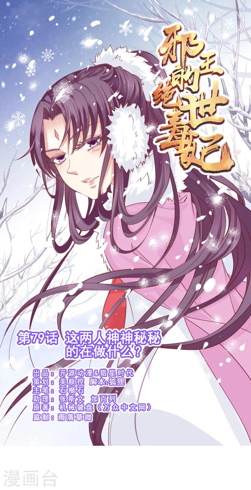 邪王的绝世毒妃接吻漫画,第79话 这两人神神秘秘的在做什么1图