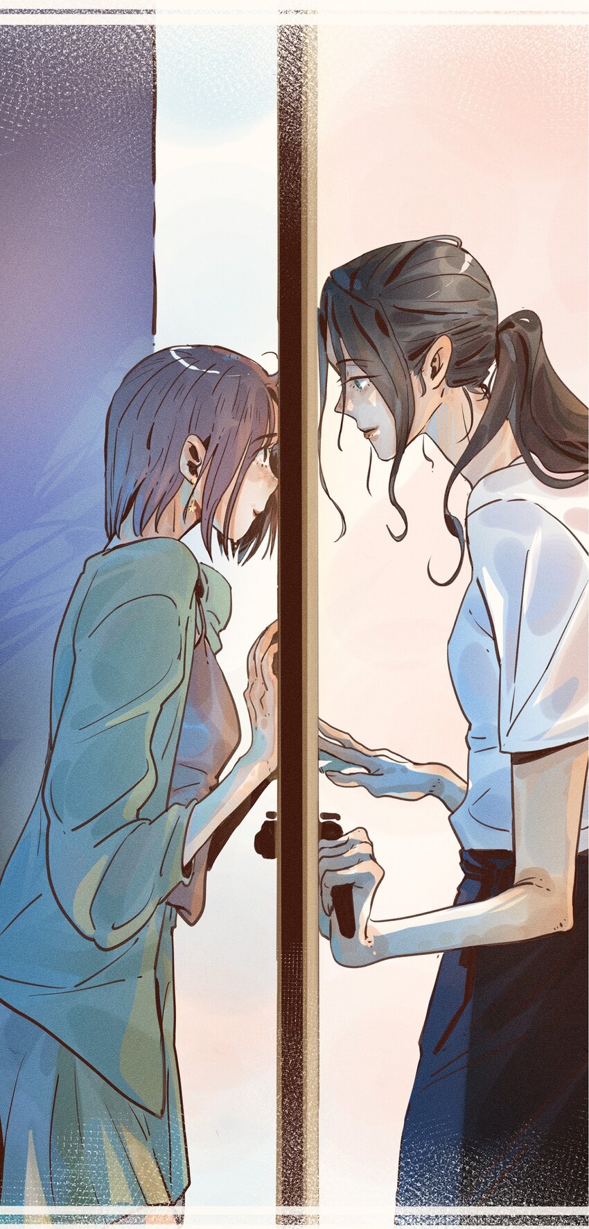 小姑娘在公园野外做饭漫画,03 第三话1图