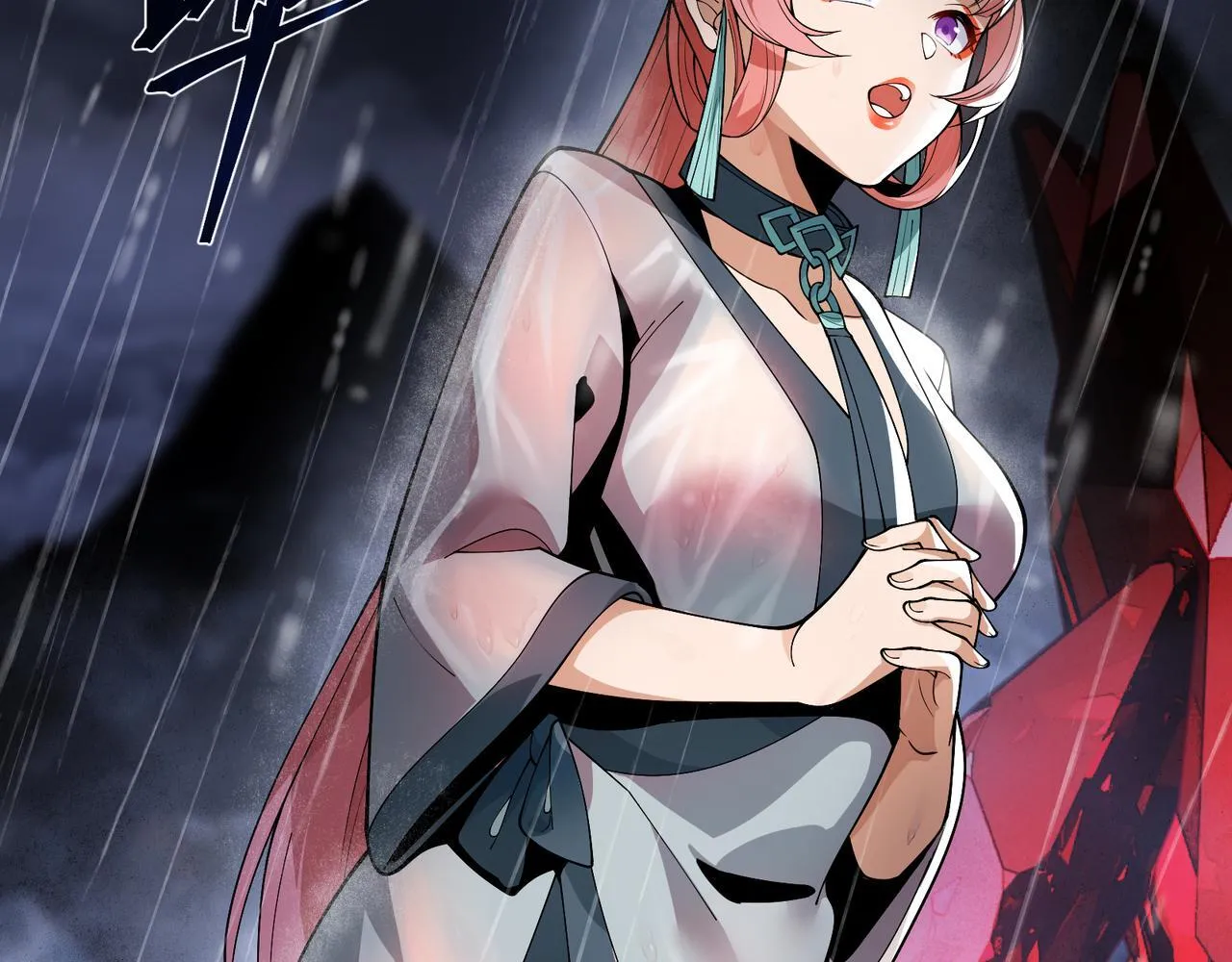 大爱魔尊，女徒弟都想杀我漫画,第九话 师尊 能一起睡吗？1图