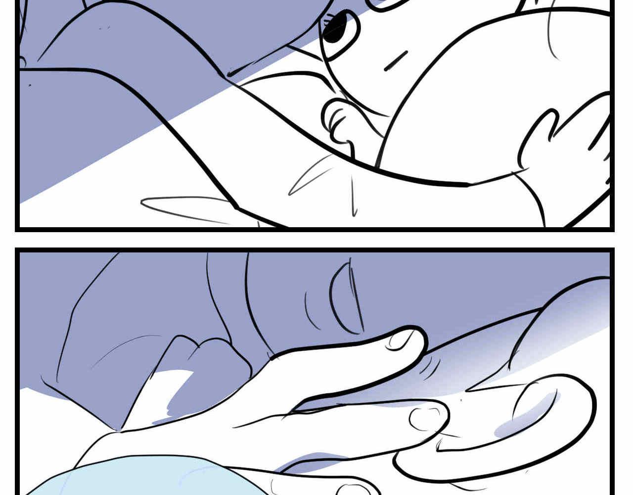 第一次做妈妈漫画,53.哥哥睡不着2图