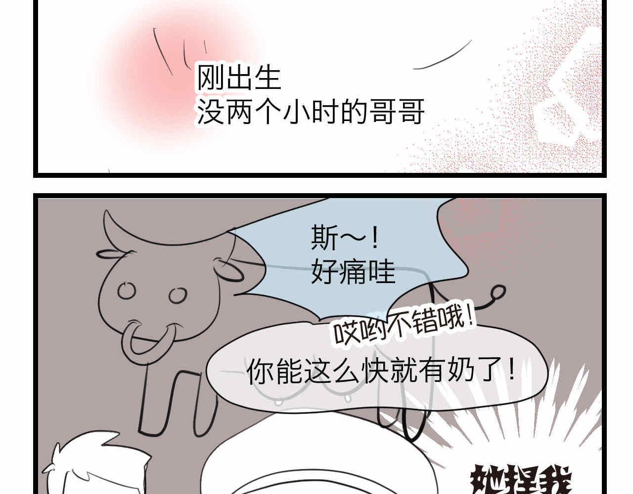 第一次做妈妈漫画,83.小鸡啄手的感觉？2图