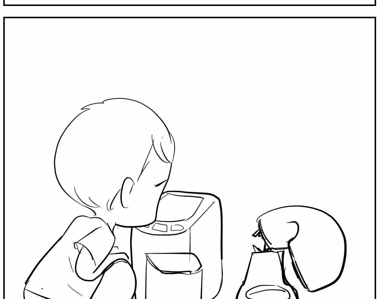 第一次做妈妈漫画,19.厨师机坏了1图