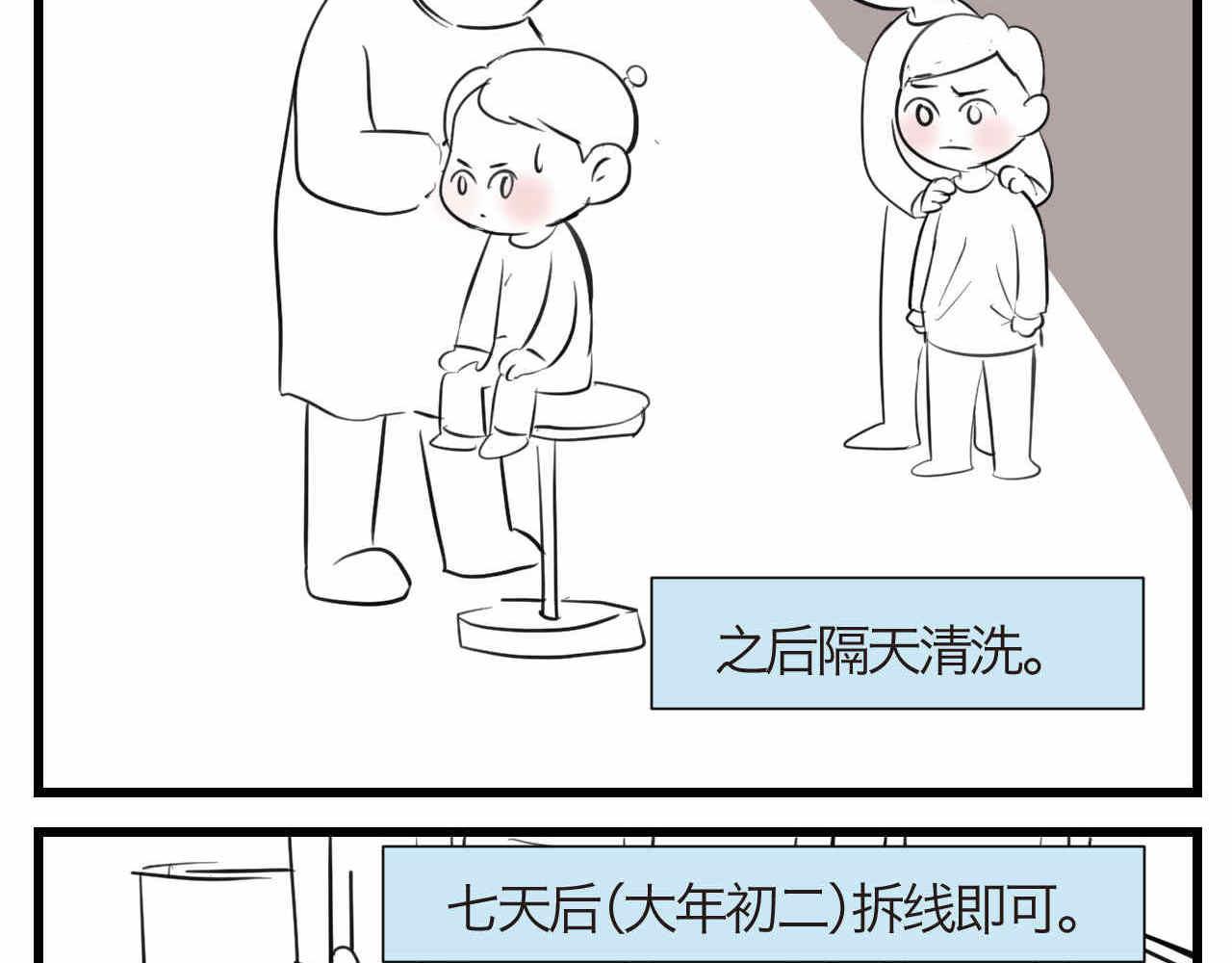 第一次做妈妈的感觉漫画,74.弟弟的头6-日常护理2图