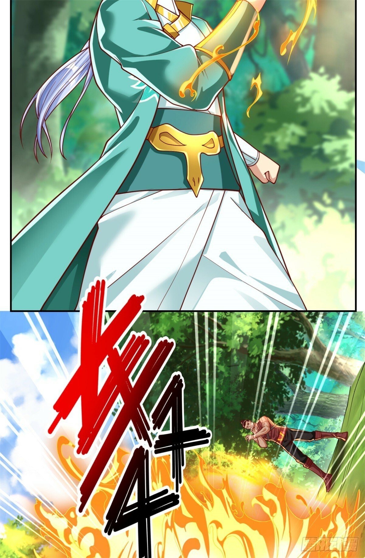 我可以无限顿悟8漫画,第41话 冰火圣戒1图