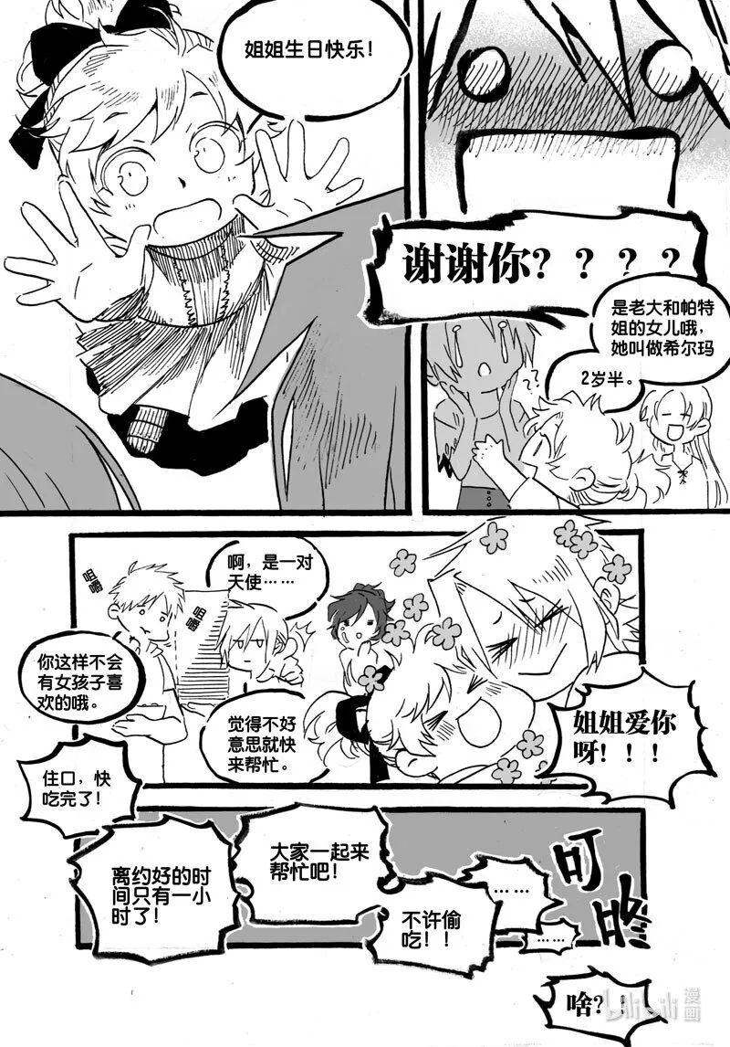 白鼠尾草的功效与作用漫画,Act. 37 生日会2图