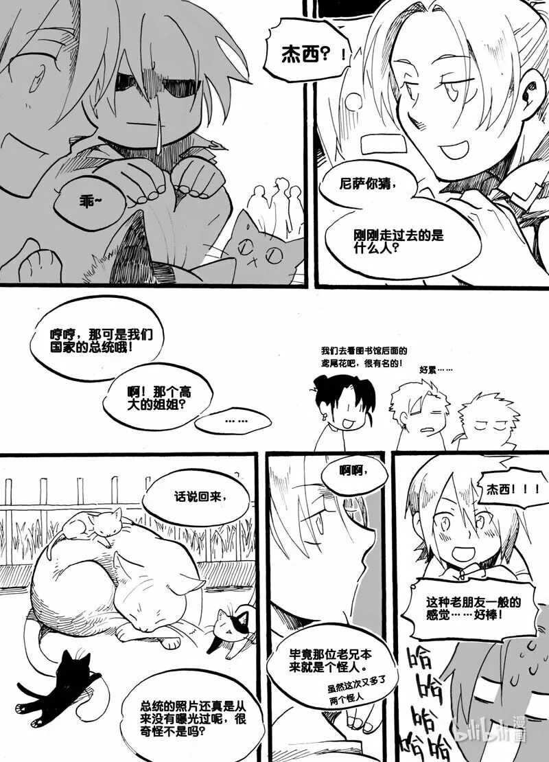 白鼠尾草的功效与作用漫画,Act. 6 总统与猫2图