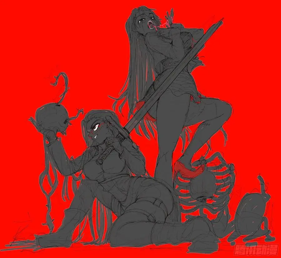 杀狼贤者漫画,请假条1图