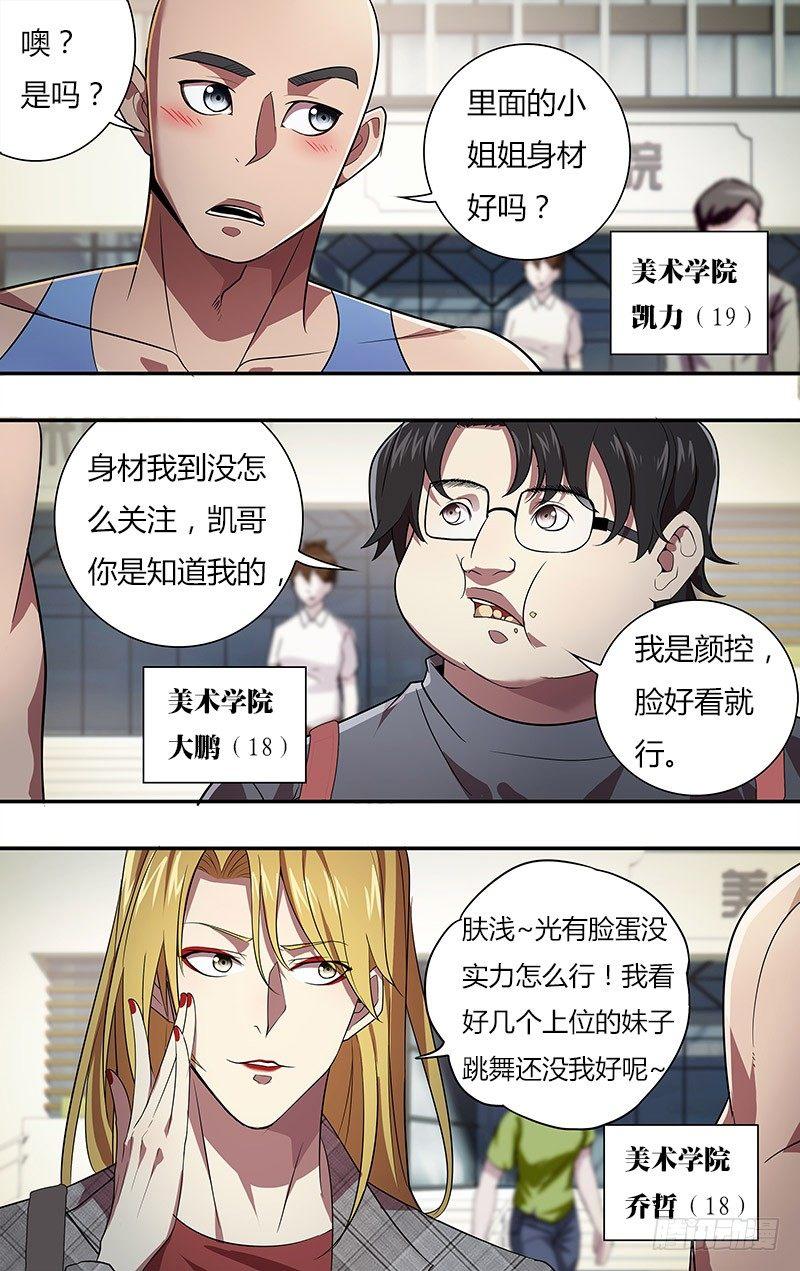 怪物学院漫画漫画,第15话（寝室四人组）1图