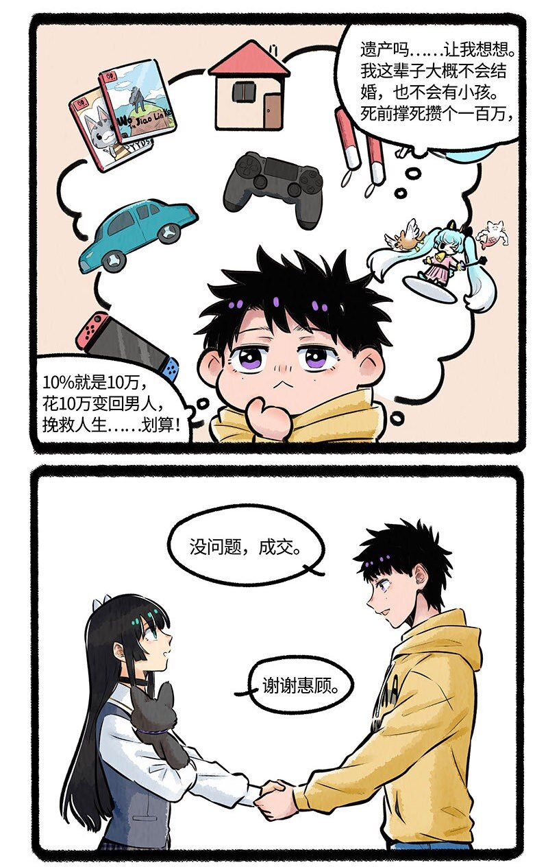 薛定谔读音漫画,015 再见了羊毛坨1图